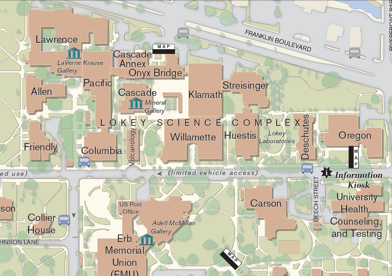u of o campus map Map Gallery Infographics Lab u of o campus map